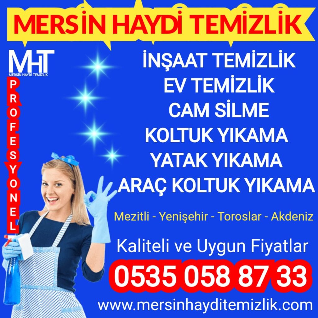 Mersin zyleno - İnşaat, ev, cam temizliği, koltuk yıkama, yatak yıkama ve araç koltuk yıkama hizmetleri sunan temizlik şirketi